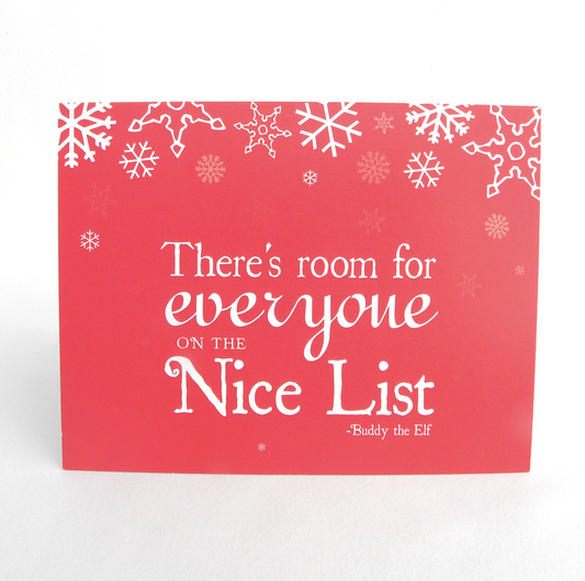 Nice List Christmas card