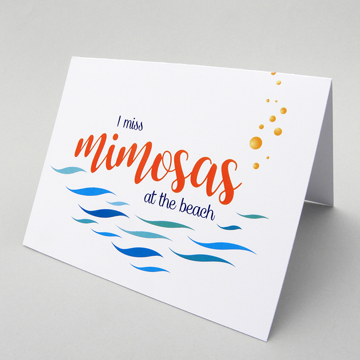 Mimosas card