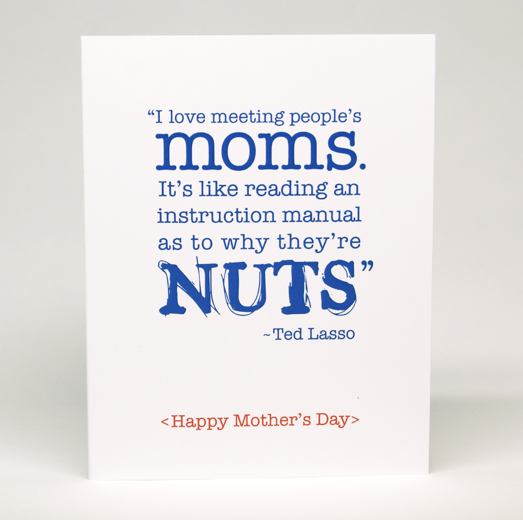 Mother's Day card: Nuts