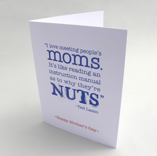 Mother's Day card: Nuts