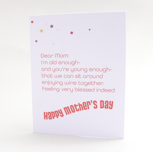 Mother's Day card: blessed