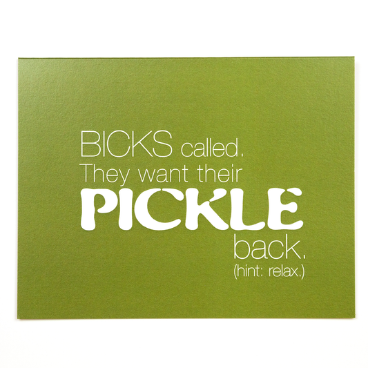 In a Pickle Card